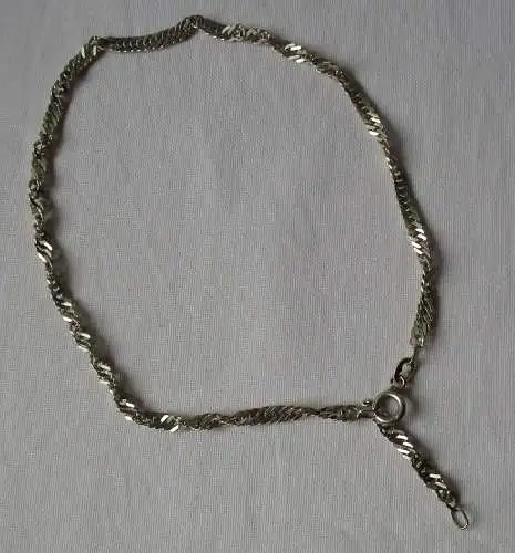 hübsches silbernes Fußkettchen 925er Silber Länge 26 cm (161878)