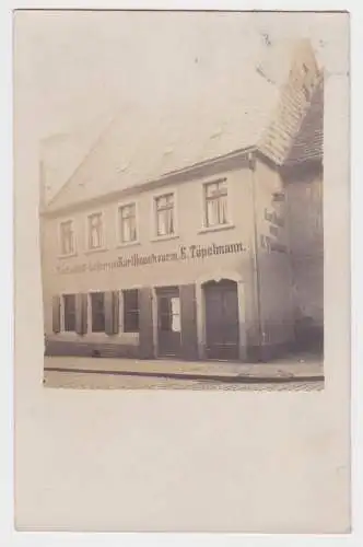 11944 Foto Ak Rosswein Tuch & Stoff Lager E.Töpelmann 1906