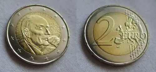 2 Euro Gedenkmünze Frankreich Francois Mitterrand 2016 Stgl.  (159067)