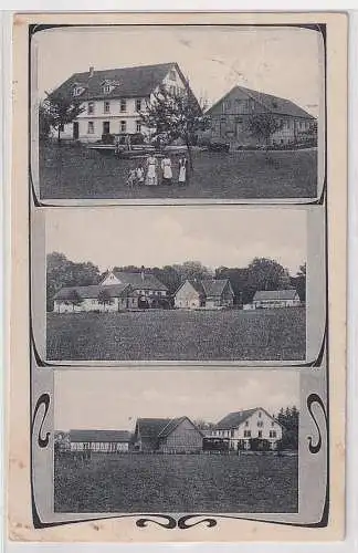 62867 Mehrbild Ak Krauchenwies (Hohenzollern) Getreidemühle und Sägewerk um 1920