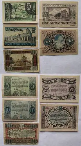 5 Banknote Notgeld Stadt Oschersleben (Bode) 1921 (168596)