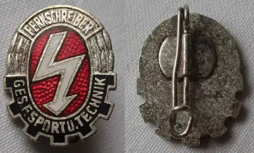 DDR Abzeichen GST Fernschreib-Leistungsabzeichen ab 1964 Bartel 667 b (161434)