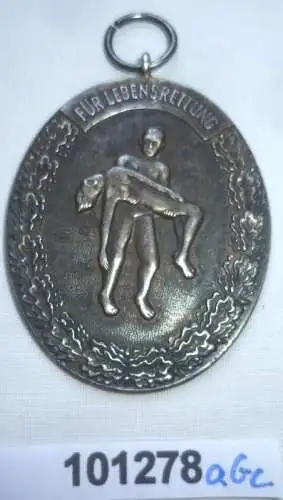 seltene DDR Lebensrettungsmedaille 900er Silber mit Nummer (101278)