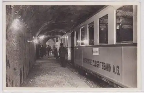 84118 Ak Bayrische Zugspitzbahn, Bahnhof Schneefernerhaus 1939