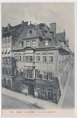 903014 Ak Aus Leipzigs alten Tagen der "Apfel" im Brühl um 1900
