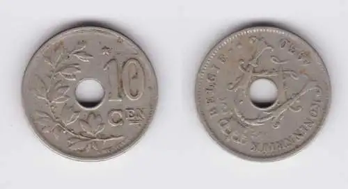 25 Centimes Kupfer Nickel Münze Belgien 1930 ss (163134)