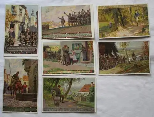 49669/7 Künstler Ak Paul Hey Soldaten Motive 1.Weltkrieg
