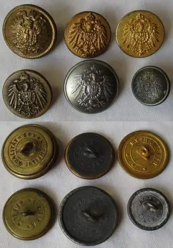 Uniformknopf Deutsches Kaiserreich für Reichsbeamte EXTRA FEIN Assmann (158687)
