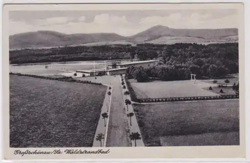 63915 Ak Großschönau in Sachsen Waldstrandbad um 1930