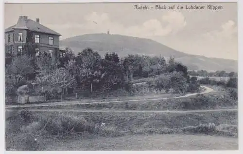 902461 Ak Rinteln Blick auf die Luhdener Klippen um 1910