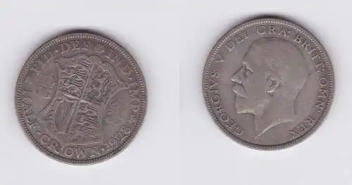 1/2 Crown Silber Münze Großbritannien 1928 (117487)