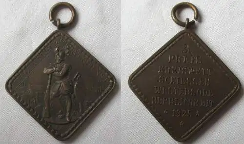 seltene Medaille Klippe Kreis Wettschießen Westersode Herrlichkeit 1925 (121587)