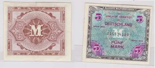 5 Mark Banknote alliierte Besatzung 1944 Ro.Nr.202 a US Druck (154175)