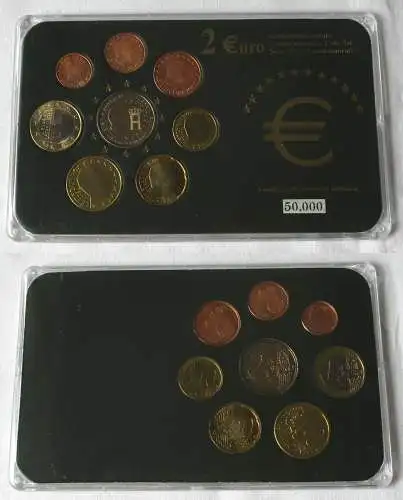 Luxemburg KMS Kursmünzensatz 1 Cent - 2 Euro Porträt + Monogramm Herzog (130951)