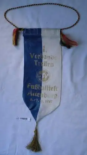 seltener DDR Wimpel 1.Verbandstreffen Fussballfest Altenburg 1987(115518)