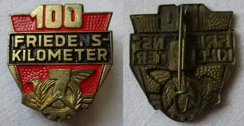 DDR Abzeichen Anstecknadel mit Friedenstaube 100 Friedenskilometer (134949)