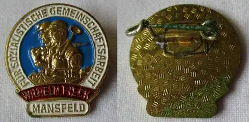 DDR Abzeichen sozialistische Gemeinschaftsarbeit Wilhelm Pieck Mansfeld (135263)