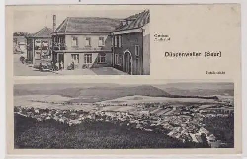 99309 Mehrbild Ak Düppenweiler (Saar) Gasthaus Müllerhof 1939