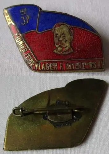DDR Abzeichen FDJ JP Pionierferienlager F. Dzierzynski Bad Saarow (111899)