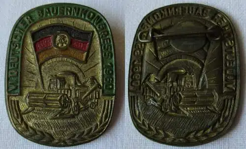 seltenes DDR Abzeichen VI.Deutscher Bauernkongress 1960 (134923)