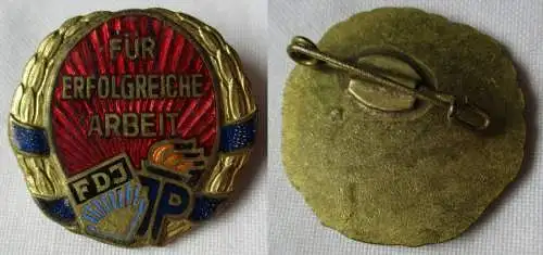 DDR Ehrenabzeichen Für erfolgreiche Arbeit bei d. soz. Erziehung FDJ JP (101884)