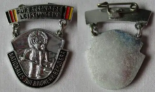 DDR Abzeichen Aufbaunadel Nationales Aufbauwerk NAW Bezirk Gera Silber (118692)