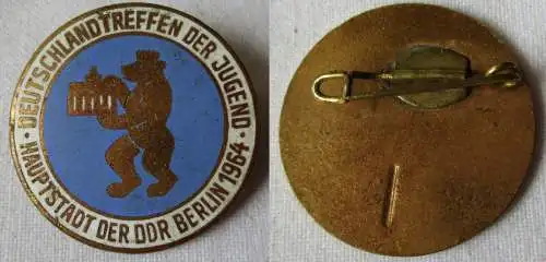 DDR Abzeichen 3. FDJ Deutschlandtreffen Berlin 1964 (102774)