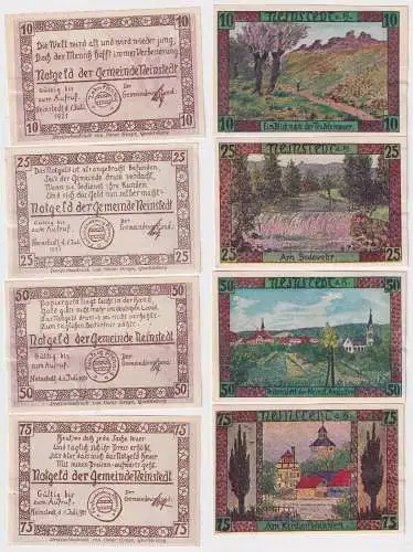4 Banknoten Notgeld Gemeinde Neinstedt a. Harz 1921 (156255)