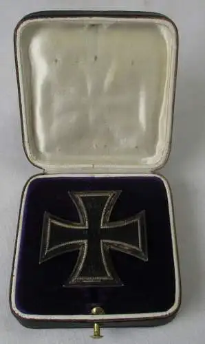 Eisernes Kreuz 1. Klasse 1914 Hersteller Godet & Co Berlin frühes Etui (143920)