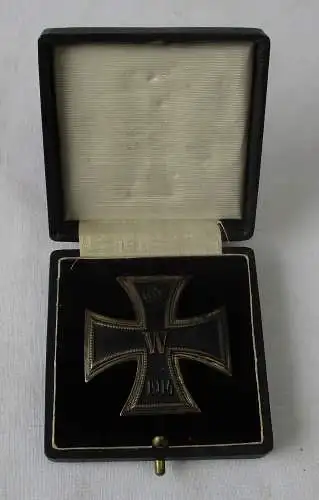gewölbtes Eisernes Kreuz 1. Klasse 1914 im Etui (133486)