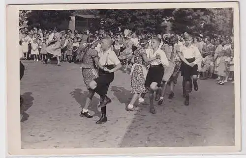 79309 Foto Ak Zörbig in Anhalt Volkfest September 1937