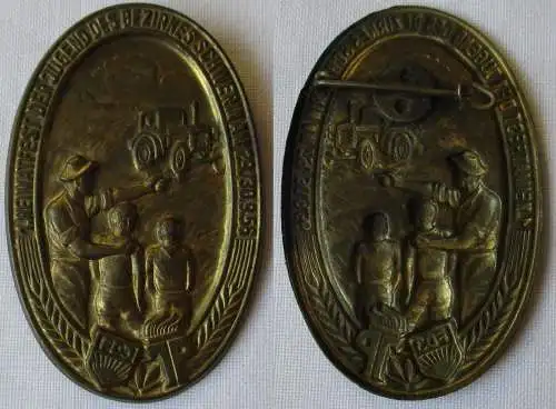 DDR FDJ Abzeichen 1. Heimatfest der Jugend des Bezirkes Schwerin 1956 (162384)