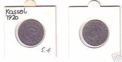 seltene Münze Notgeld 50 Pfennig Stadt Cassel 1920