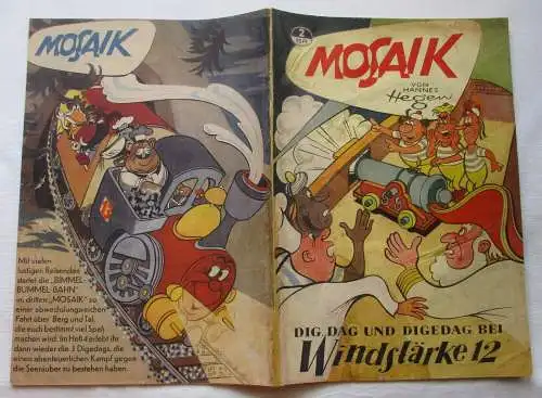 MOSAIK Digedags Nr. 2 Bei Windstärke 12 Hannes Hegen 1956 (159727)