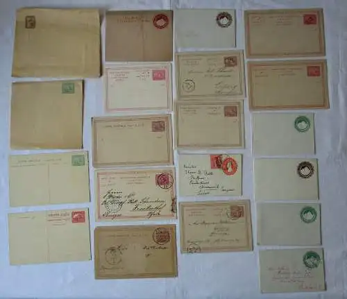 Sammlung 32x Ganzsache Briefe und Postkarten Ägypten Kairo Aswan (100771)