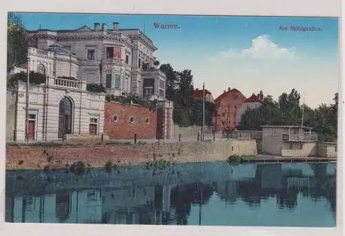 65909 Ak Wurzen am Mühlgraben um 1910
