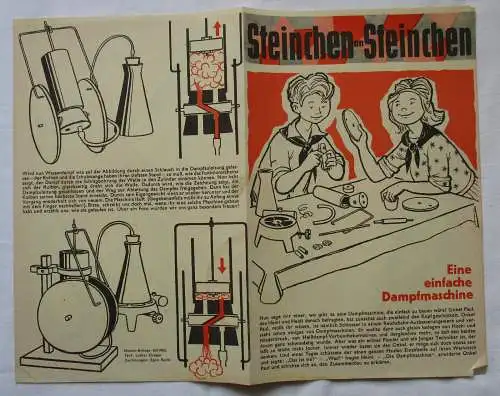 seltene Mosaik Beilage von Hannes Hegen zu Nummer 64 von 1962 (125600)