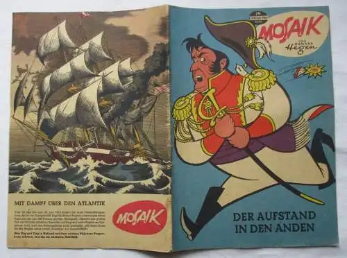 Mosaik Hannes Hegen Digedag Nr. 75 von 1963 Der Aufstand in den Anden (133255)