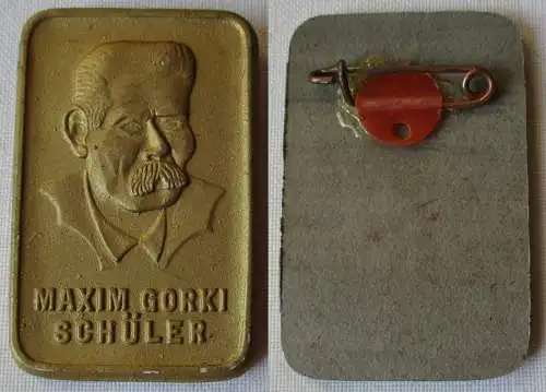 DDR Abzeichen Maxim-Gorki Schüler JP Pioniere FDJ Schule (150594)