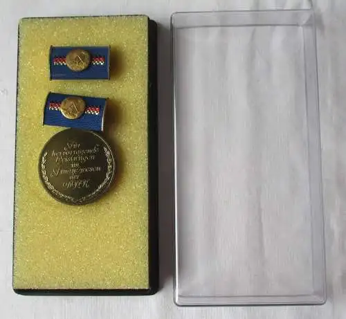 DDR Medaille für hervorragende Leistungen im Finanzwesen im Etui 291 d (101742)