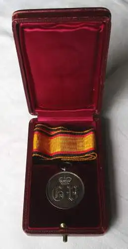 Originaletui Waldeck Pyrmont Silberne Verdienstmedaille f.Zivilverdienst(109139)