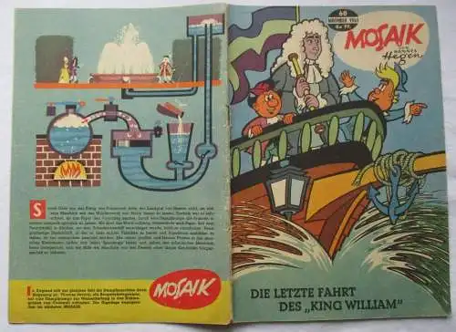 Mosaik Hannes Hegen Digedag 60 von 1961 Letzte Fahrt des King William (138920)