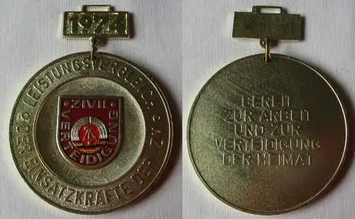 DDR Medaille Leistungsvergleich der Einsatzkräfte Zivilverteidigung 1974 (136169