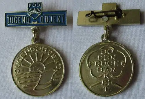DDR FDJ Abzeichen Jugendobjekt Bodenfruchtbarkeit Bartel 1 Nr. 459 (105593)