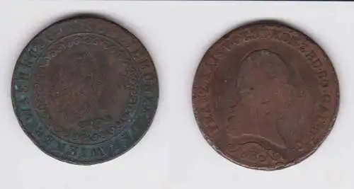3 Kreuzer Kupfer Münze RDR Habsburg Österreich Franz II. 1812 B (154525)