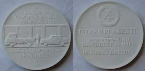 DDR Ehrenplakette der Industrie- und Handelskammer des Bezirkes Dresden (105581)