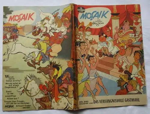 Mosaik Hannes Hegen Digedag Nr 16 von 1958 Das verhängnisvolle Gastmahl (125564)