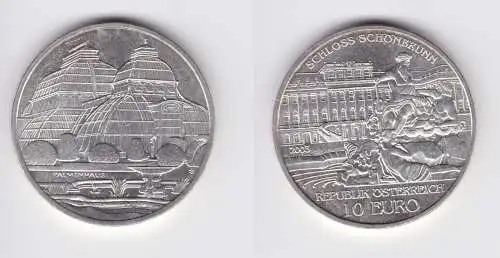 10 Euro Silbermünze Österreich 2003 Schloss Schönbrunn (155544)