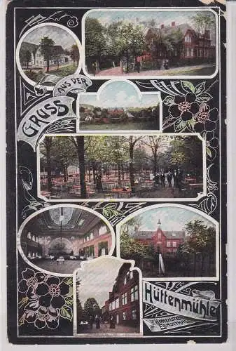 32974 Mehrbild AK Gruss aus der Hüttenmühle bei Hohenstein-Ernstthal 1907