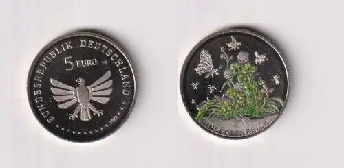 5 Euro Münze Deutschland Insektenreich 2022 F Stgl. (156750)
